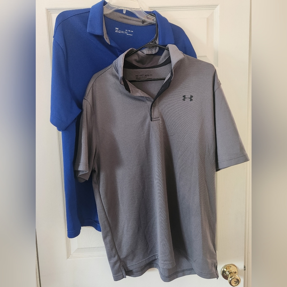 Under Armor polo pair
